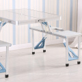 Ensemble de table en aluminium populaire populaire table pliante et chaise